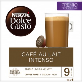 NESCAFE DOLCE GUSTO Cafe con leche espresso intenso 16 capsulas